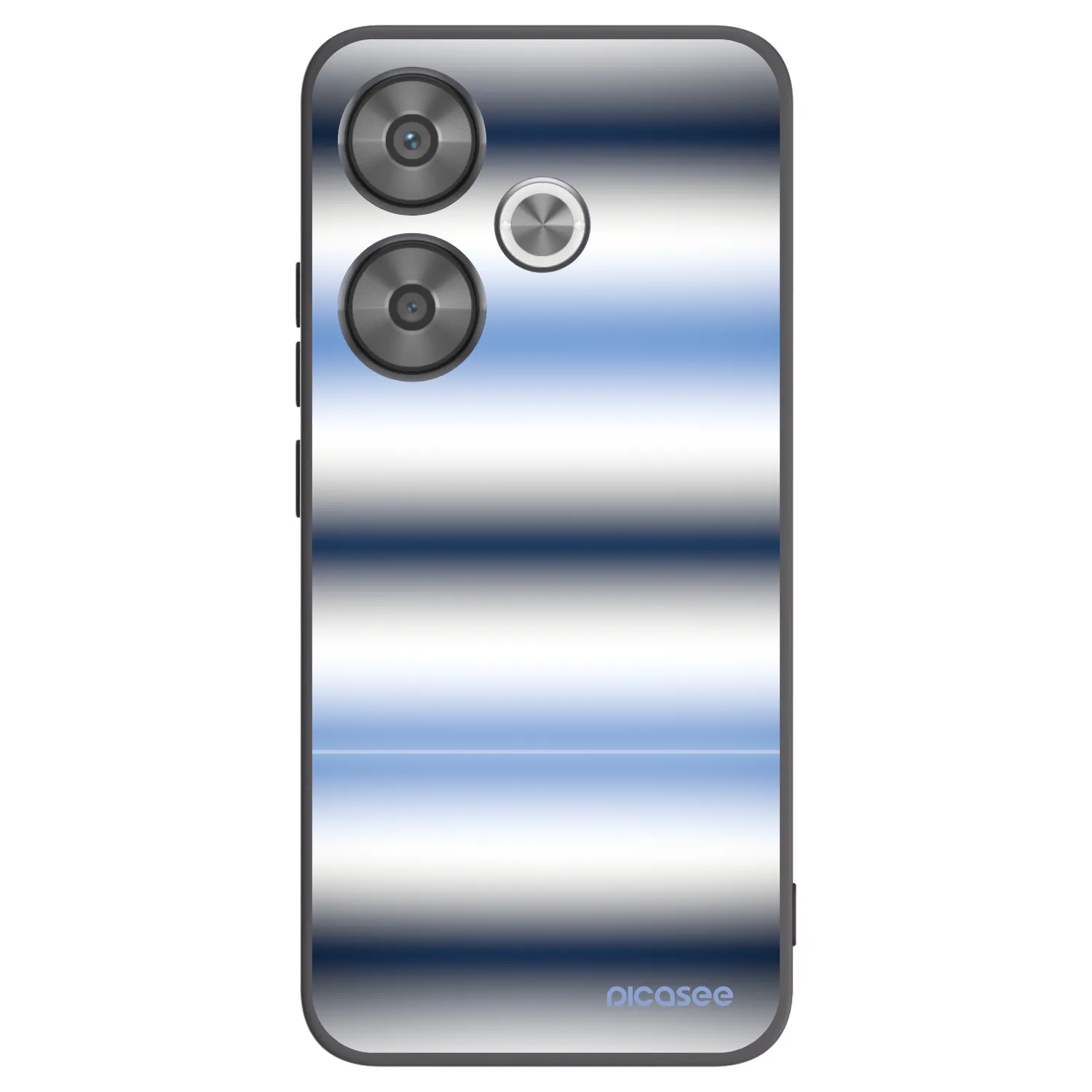 Picasee crna silikonska maskica za Xiaomi Poco F6 - Static Lines