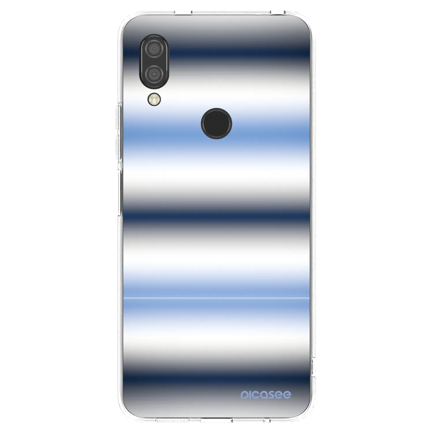Picasee silikonska prozirna maskica za Xiaomi Redmi 7 - Static Lines