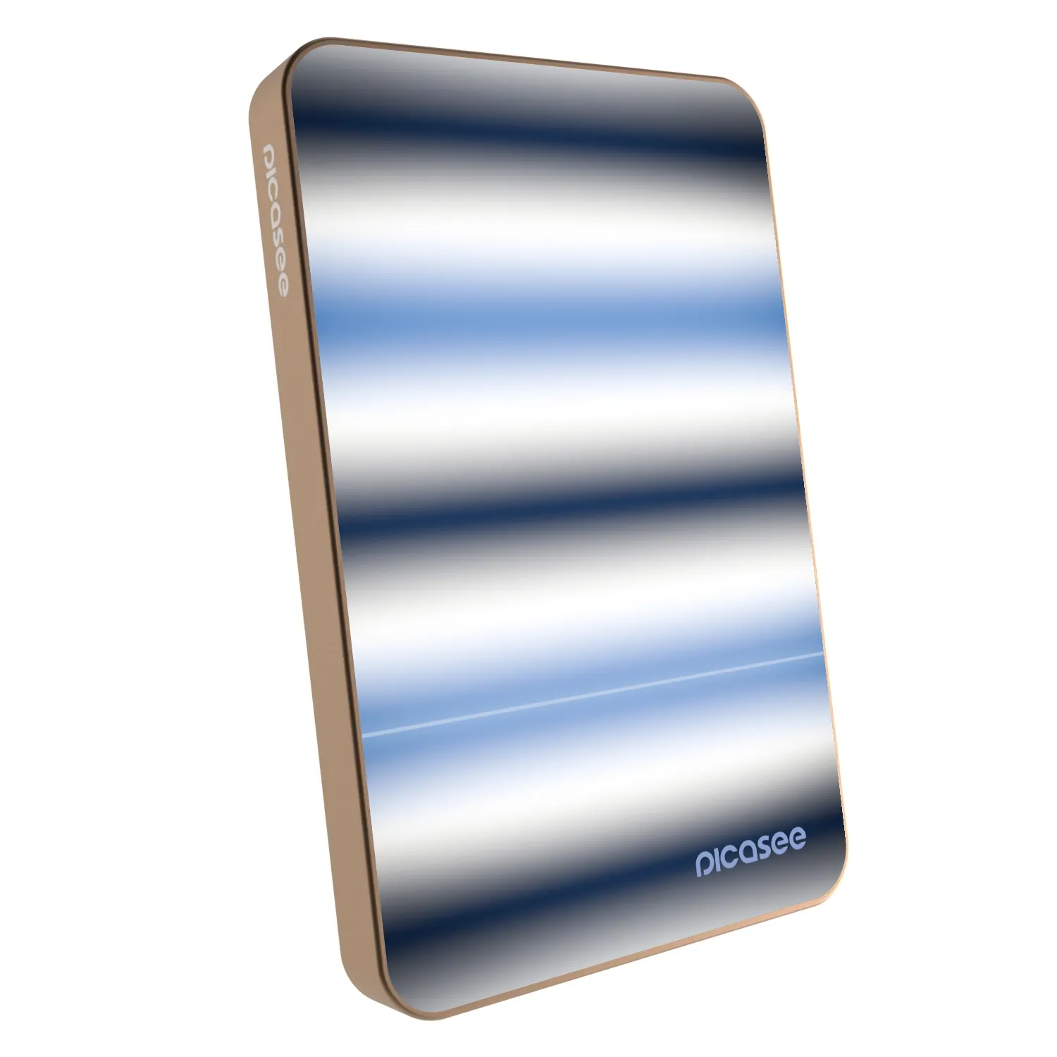 Picasee Prijenosni punjač s MagSafe 5 000 mAh Zlatni - Static Lines