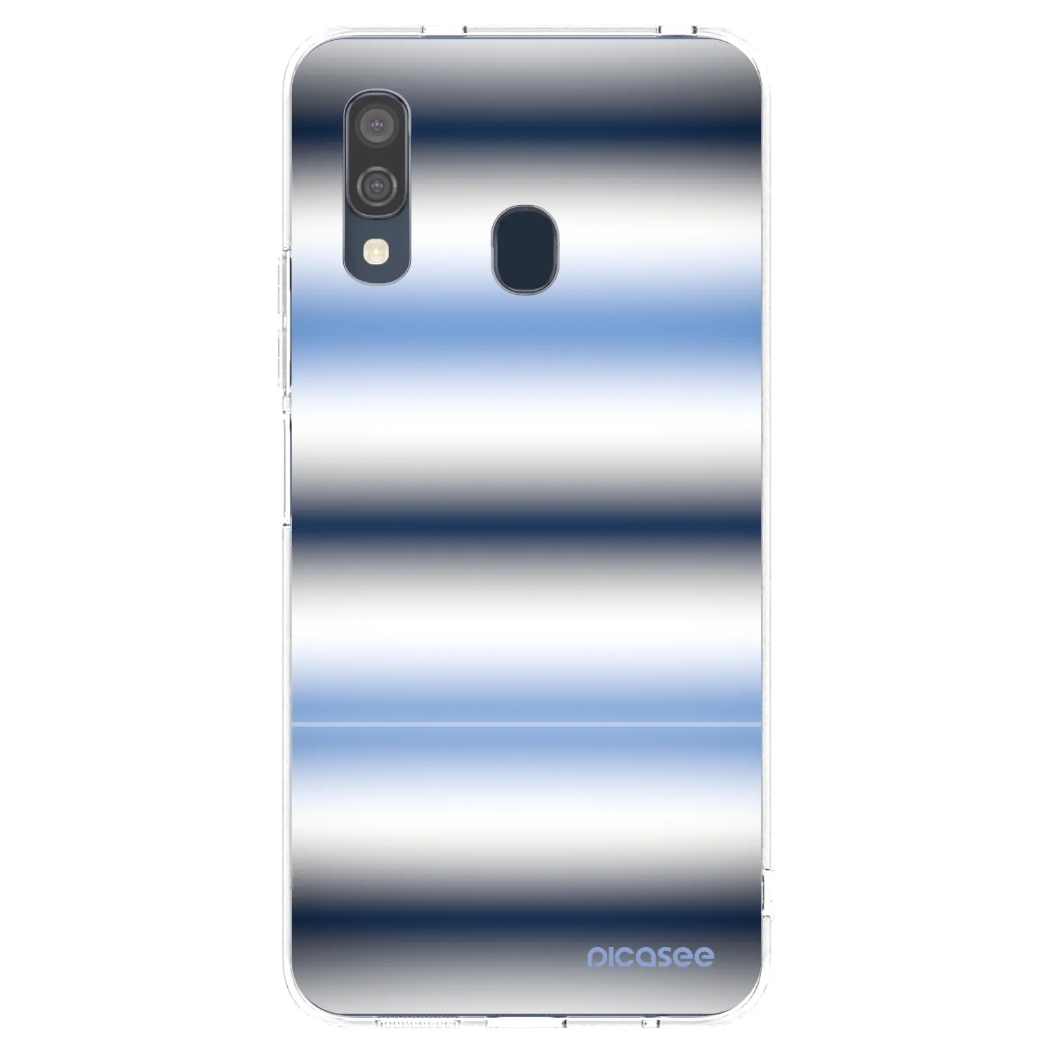 Picasee silikonska prozirna maskica za Samsung Galaxy A40 A405F - Static Lines