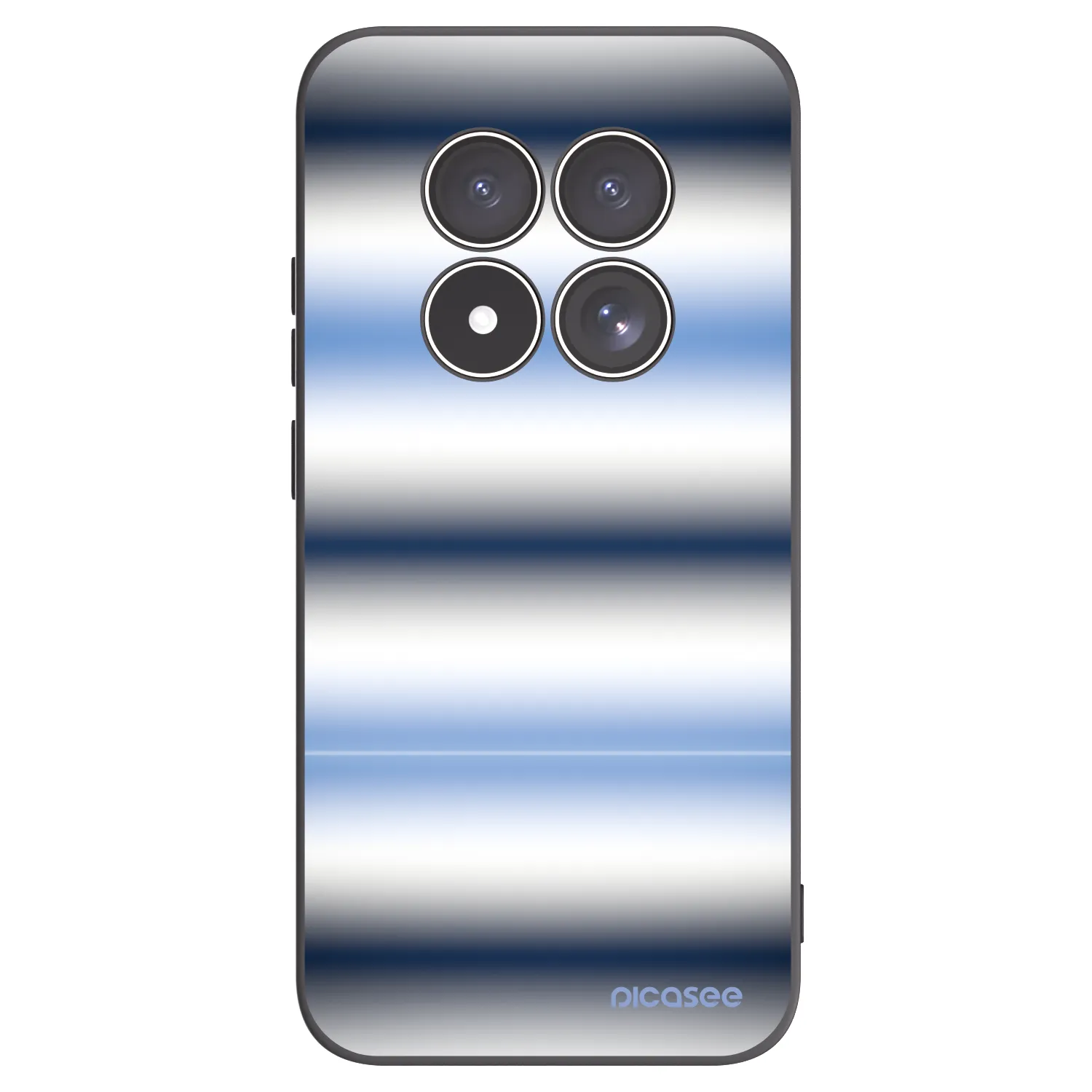 Picasee crna silikonska maskica za Xiaomi Redmi Note 15 Pro 4G - Static Lines