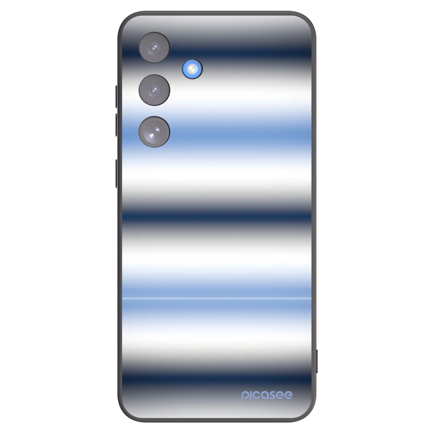 Picasee crna silikonska maskica za Samsung Galaxy S25 FE 5G - Static Lines