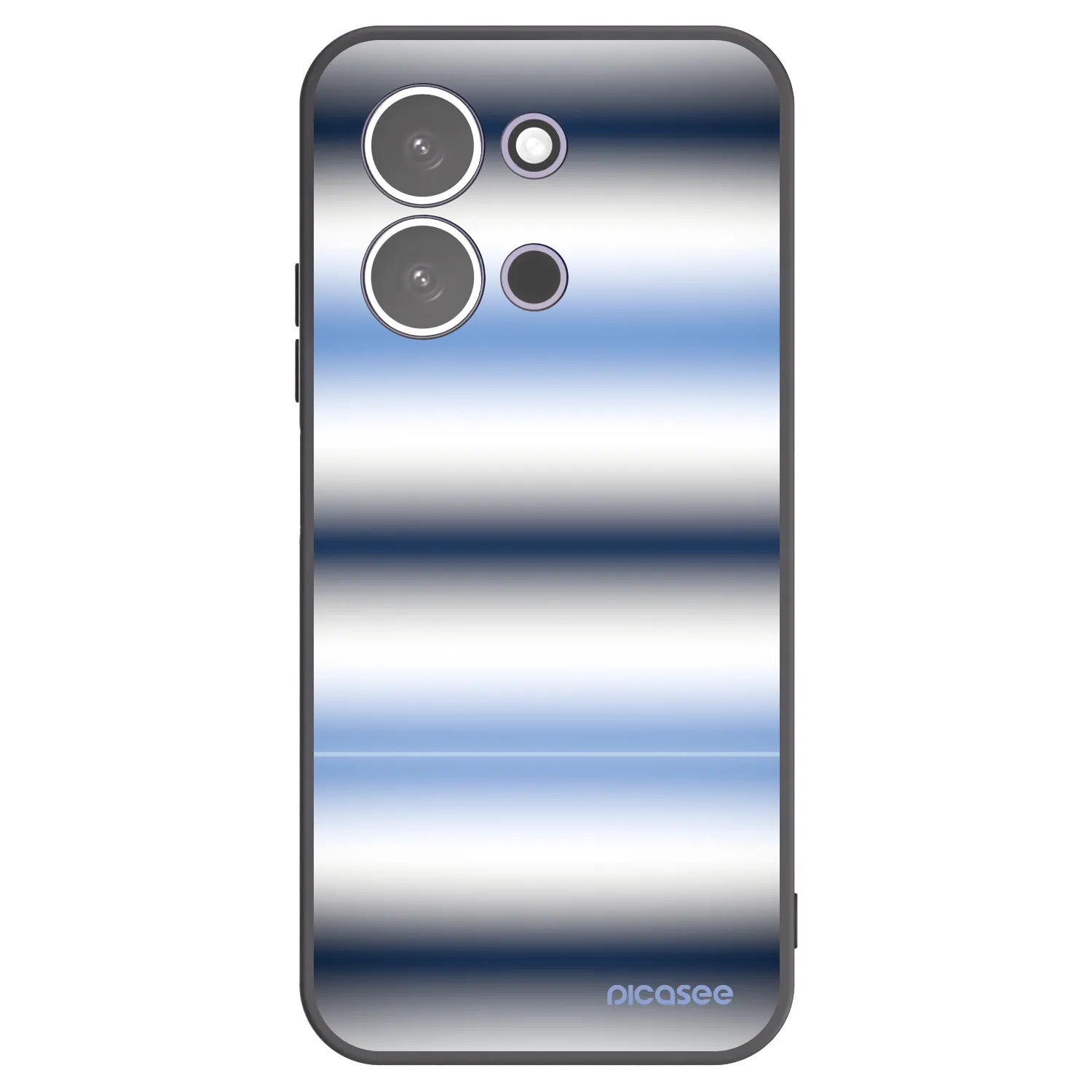 Picasee crna silikonska maskica za Xiaomi Redmi 15C 5G - Static Lines