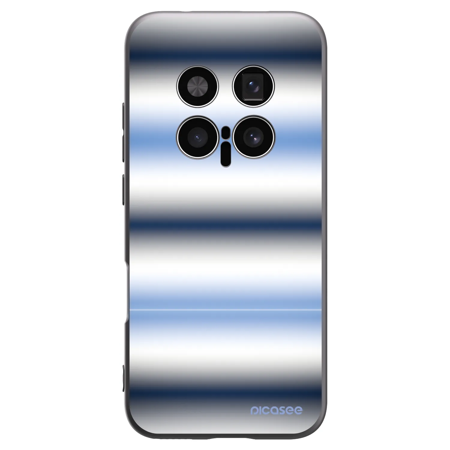 Picasee crna silikonska maskica za Honor Magic8 Pro 5G - Static Lines
