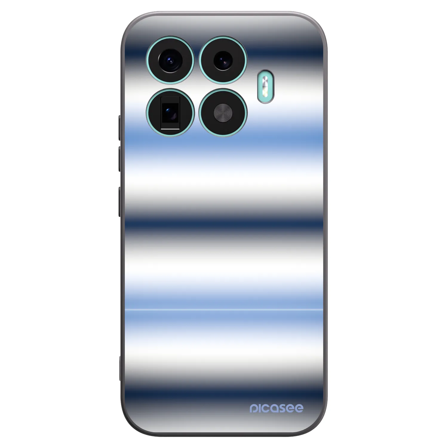 Picasee crna silikonska maskica za Xiaomi 17T - Static Lines