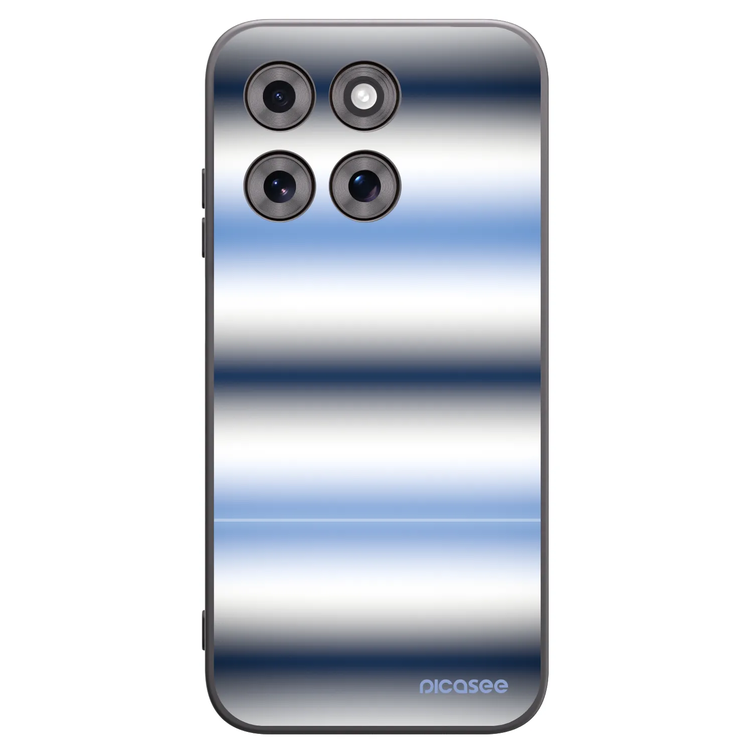 Picasee crna silikonska maskica za Motorola Moto G77 - Static Lines