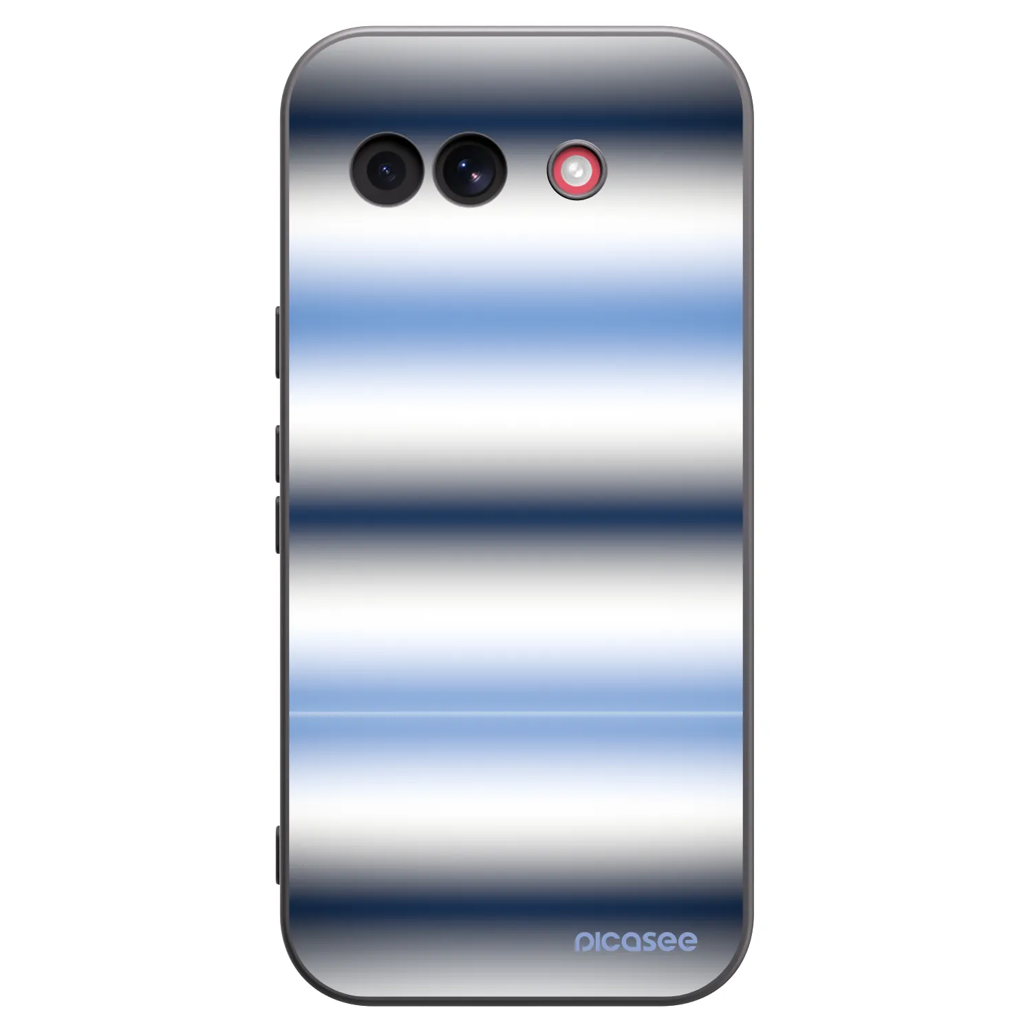 Picasee crna silikonska maskica za Google Pixel 10a - Static Lines
