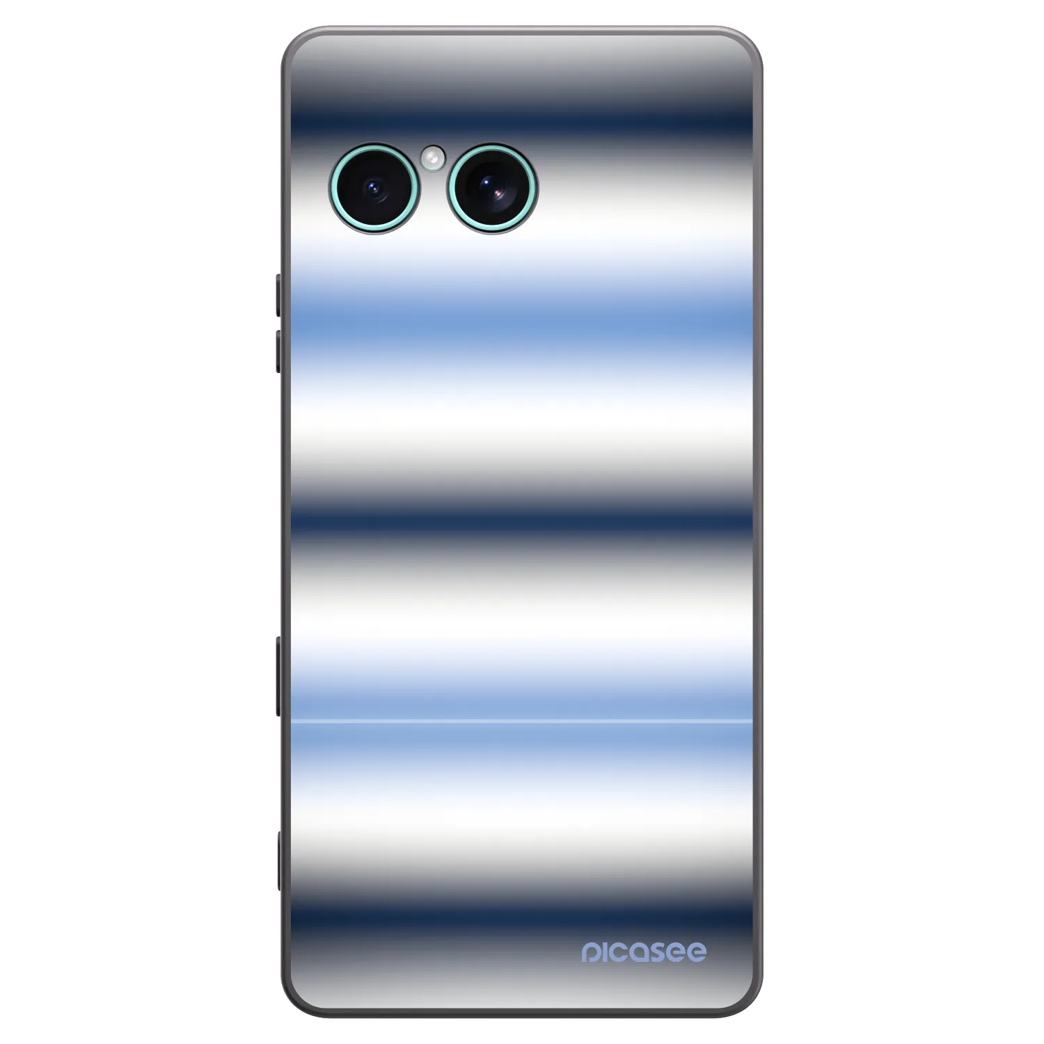 Picasee crna silikonska maskica za Sony Xperia 10 VII - Static Lines
