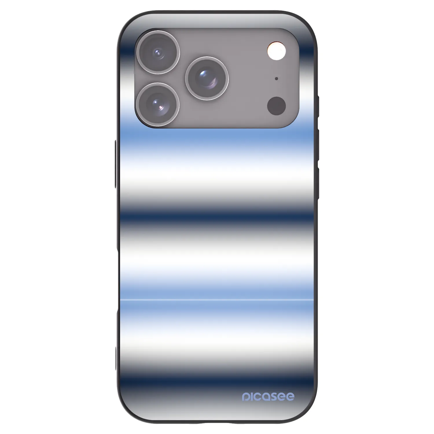 Picasee crna silikonska maskica za Apple iPhone 18 Pro - Static Lines