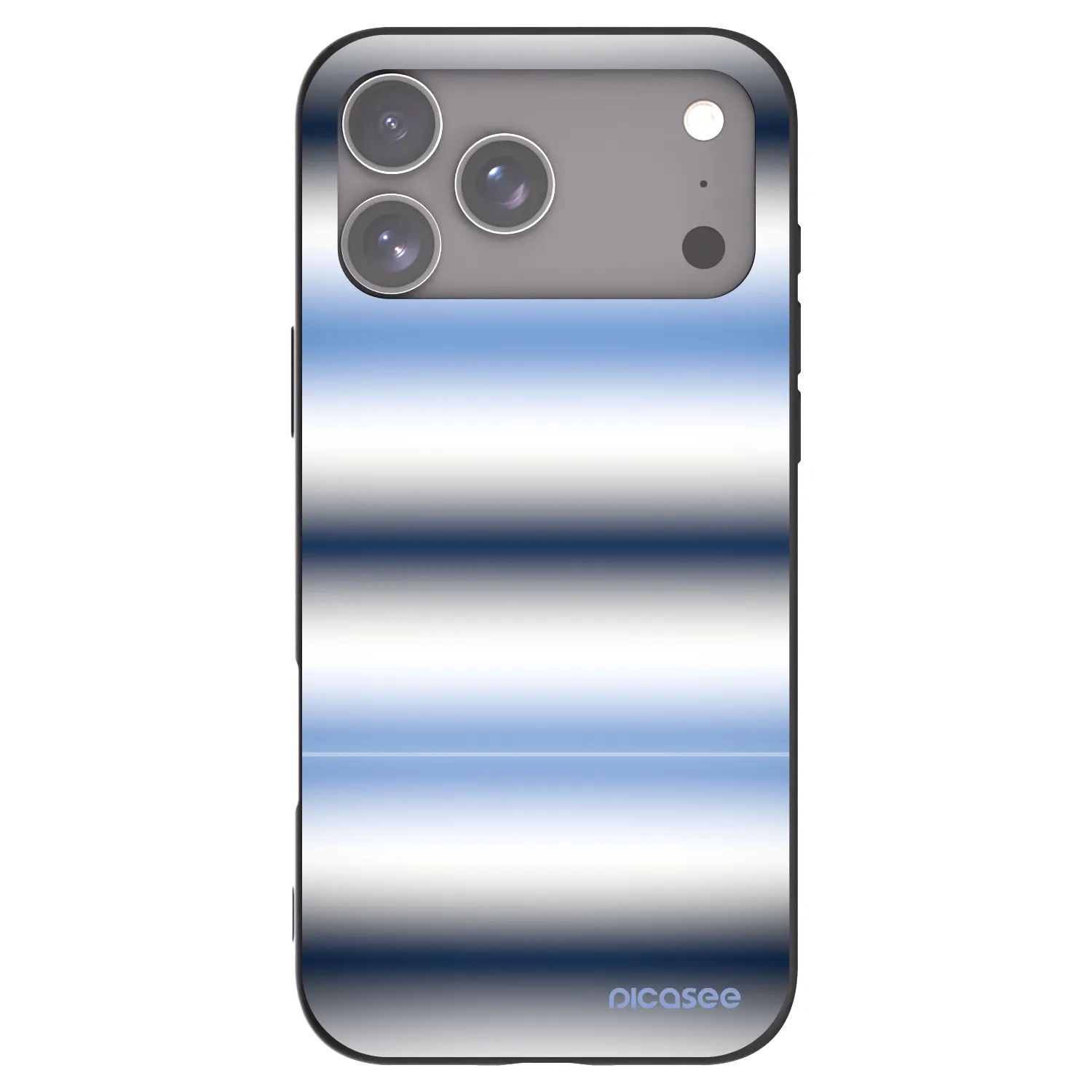 Picasee crna silikonska maskica za Apple iPhone 18 Pro Max - Static Lines