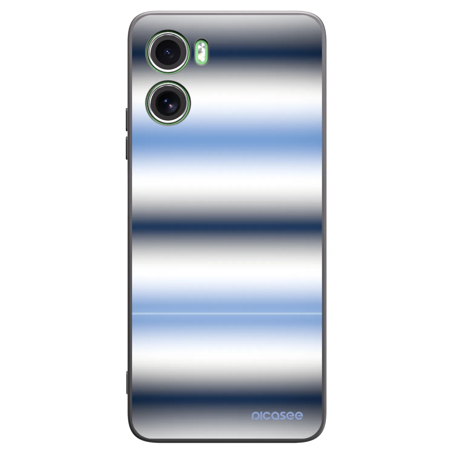Picasee crna silikonska maskica za Motorola Moto G06 - Static Lines