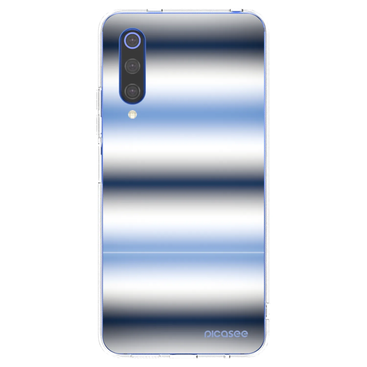 Picasee silikonska prozirna maskica za Xiaomi Mi 9 SE - Static Lines
