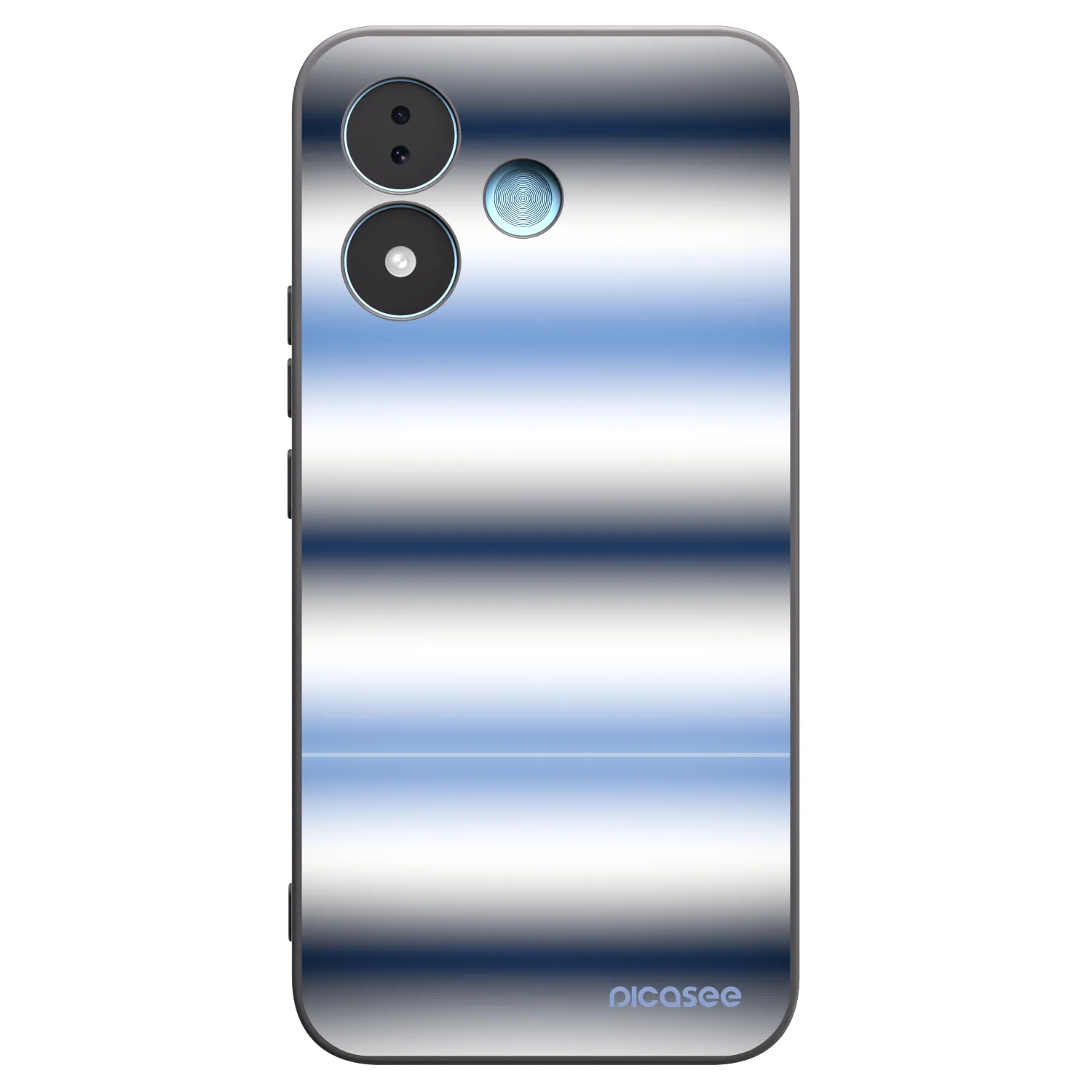 Picasee crna silikonska maskica za Xiaomi Redmi Note 17 5G - Static Lines