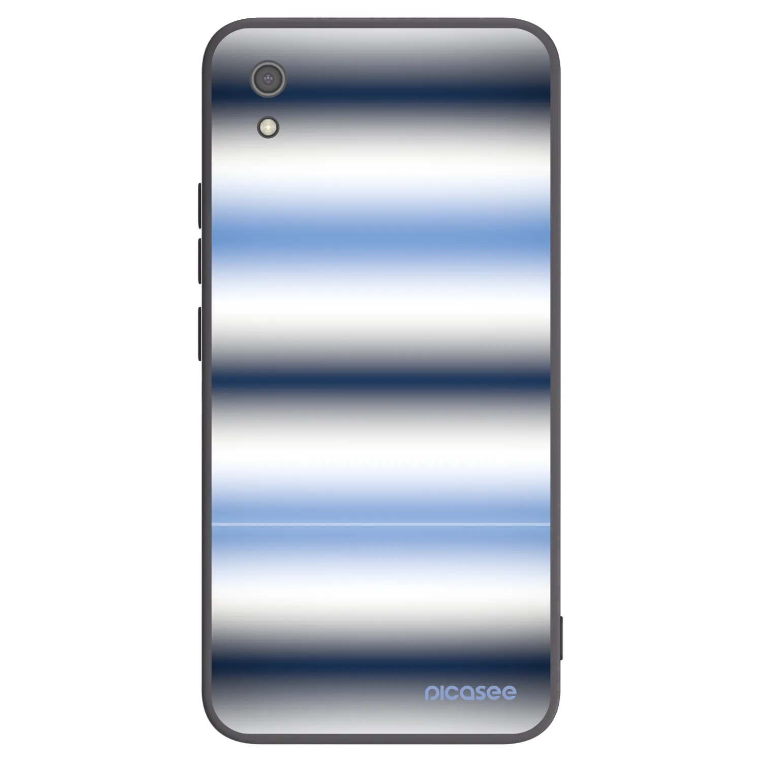 Picasee crna silikonska maskica za Xiaomi Redmi 7A - Static Lines
