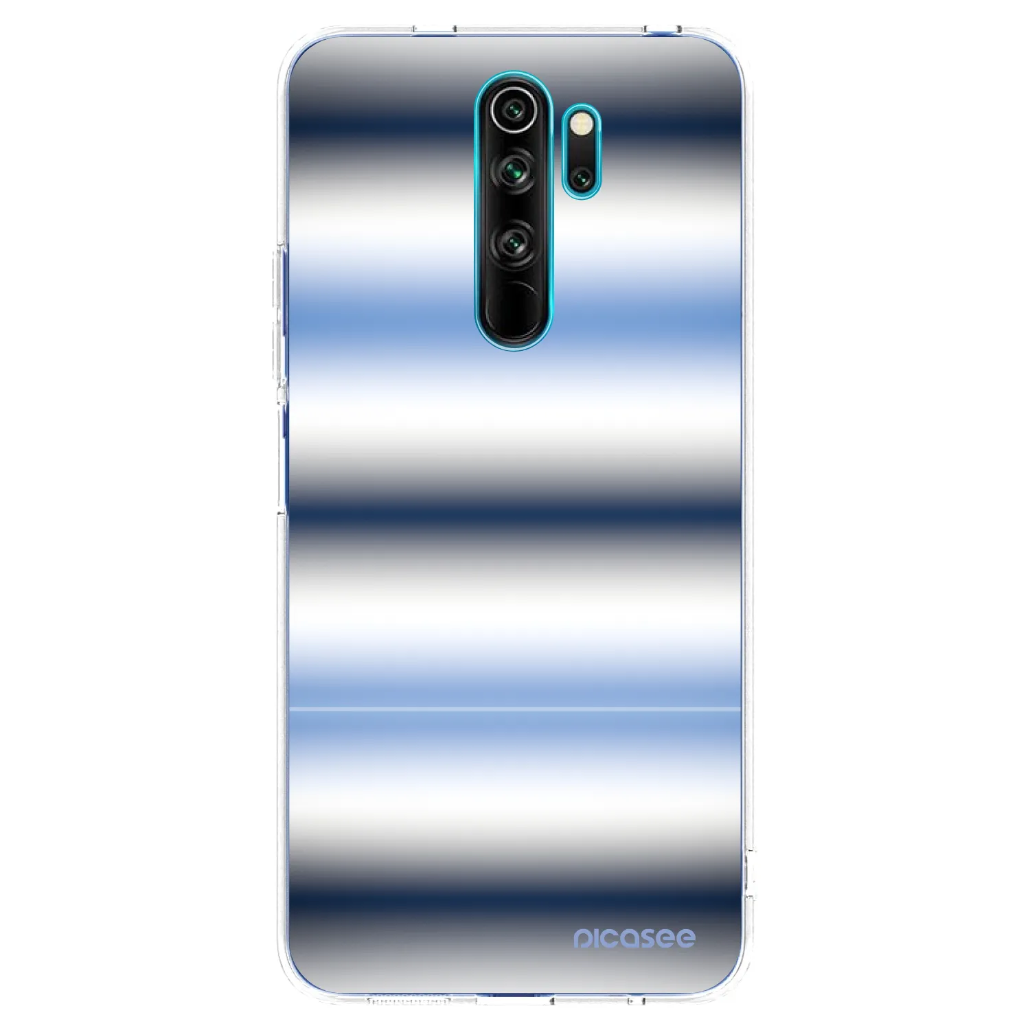 Picasee silikonska prozirna maskica za Xiaomi Redmi Note 8 Pro - Static Lines