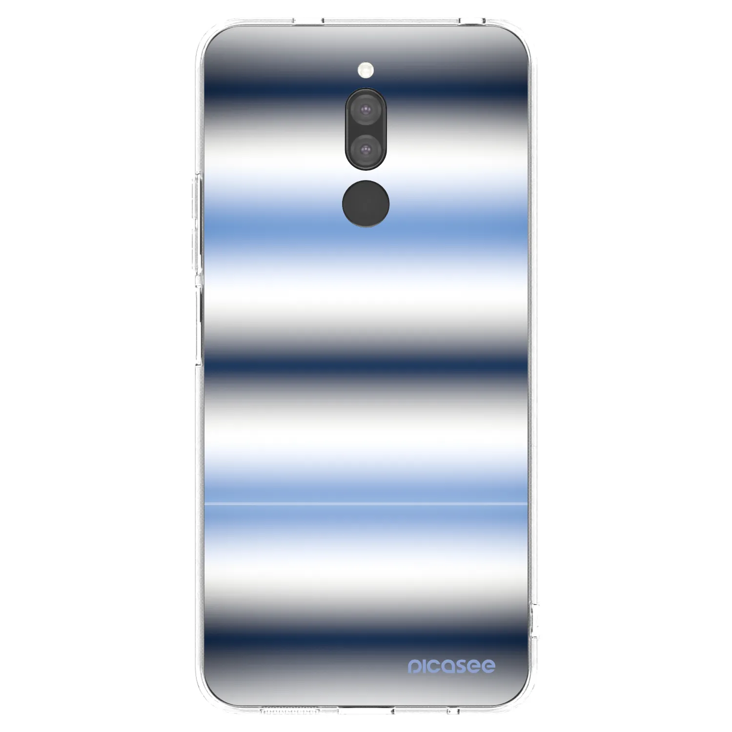 Picasee silikonska prozirna maskica za Xiaomi Redmi 8 - Static Lines
