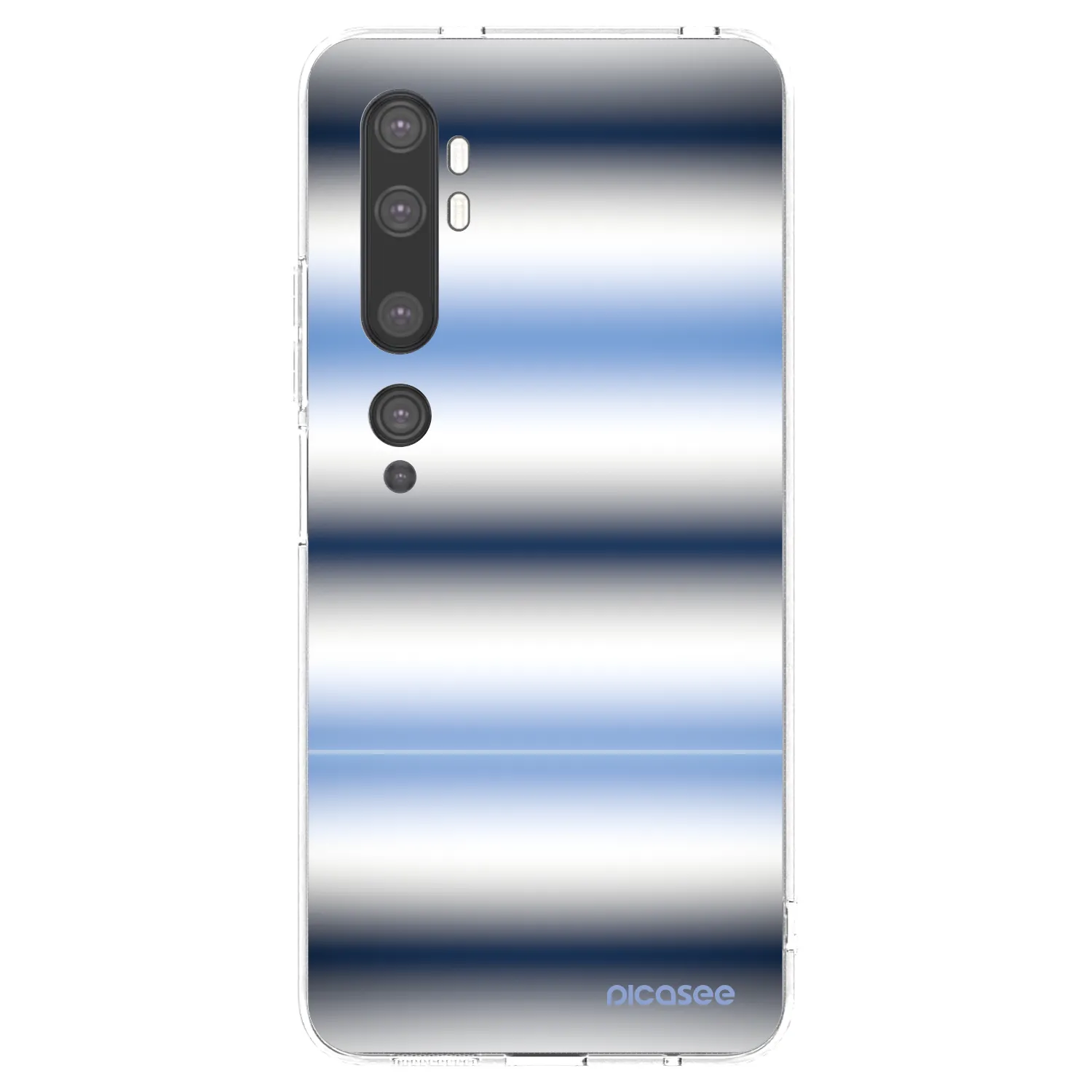 Picasee silikonska prozirna maskica za Xiaomi Mi Note 10 (Pro) - Static Lines