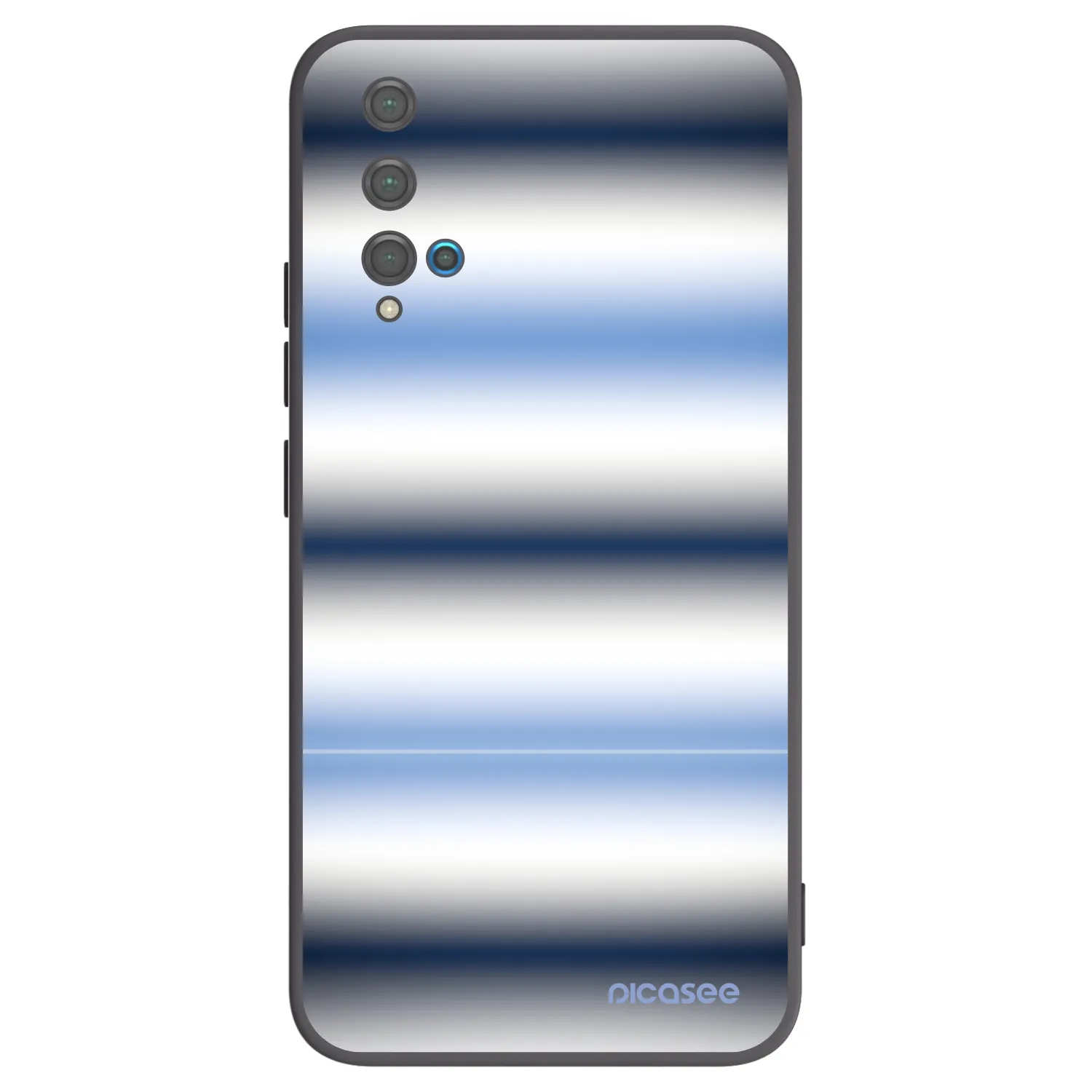 Picasee crna silikonska maskica za Huawei Nova 5T - Static Lines