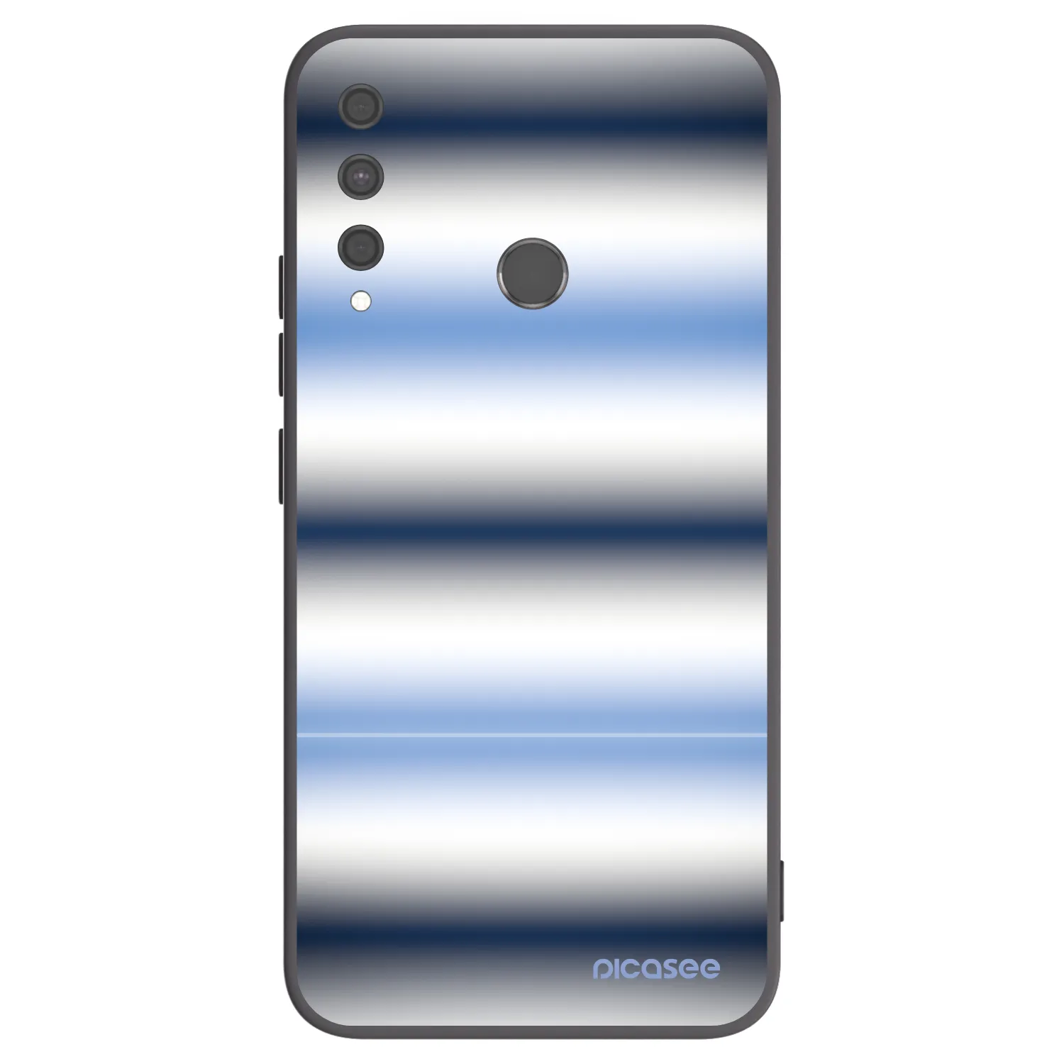 Picasee crna silikonska maskica za Huawei P40 Lite E - Static Lines