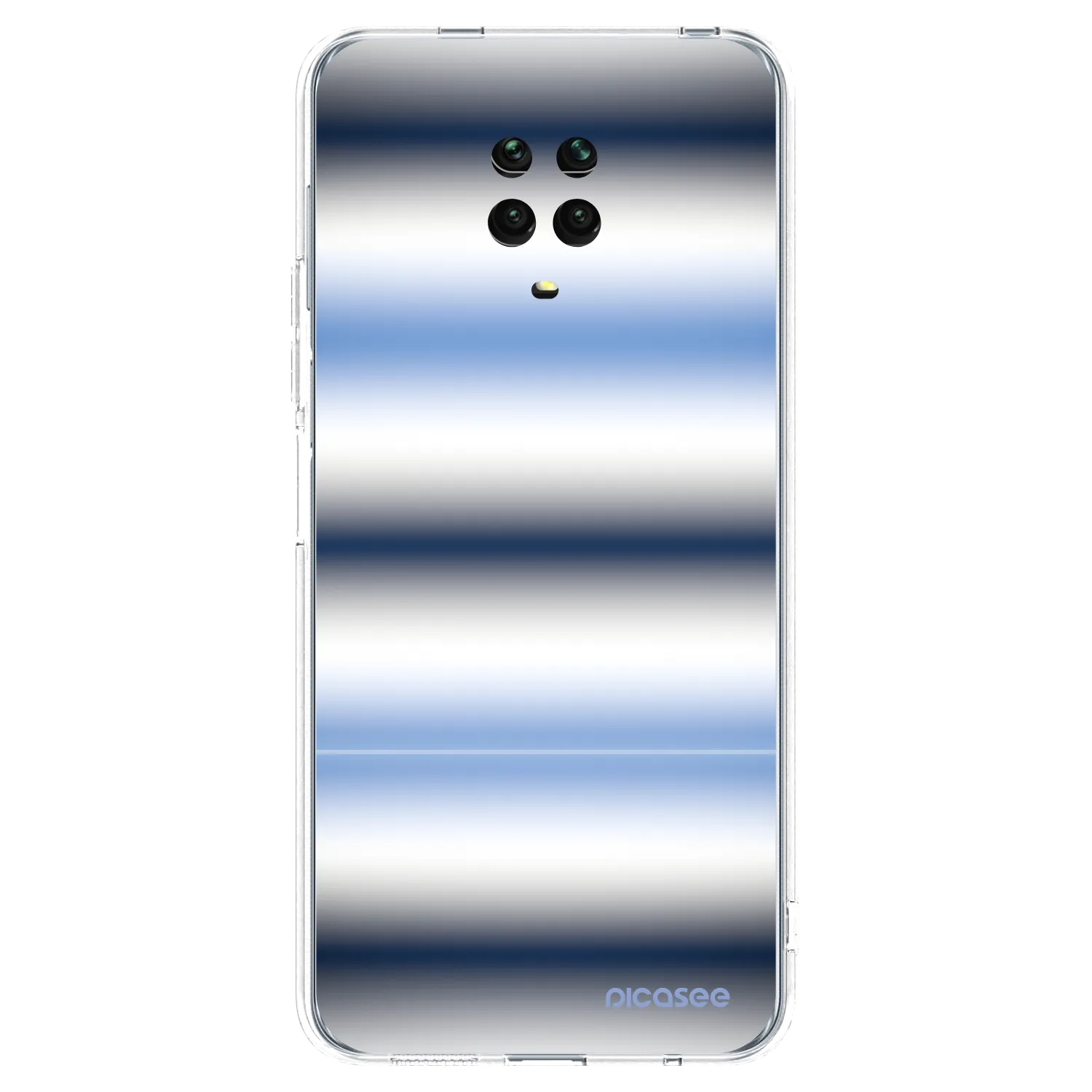 Picasee silikonska prozirna maskica za Xiaomi Redmi Note 9 Pro - Static Lines