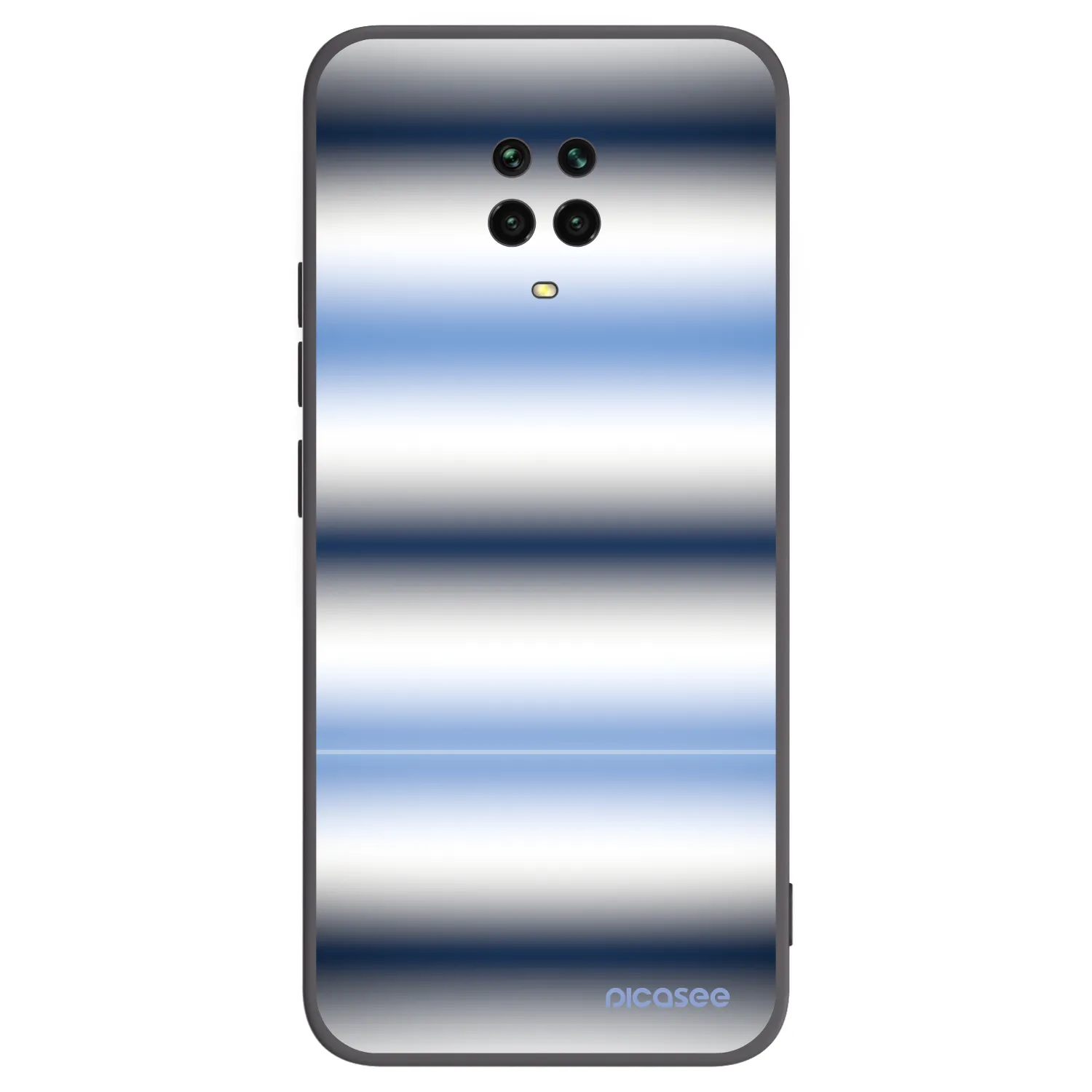 Picasee crna silikonska maskica za Xiaomi Redmi Note 9 Pro - Static Lines