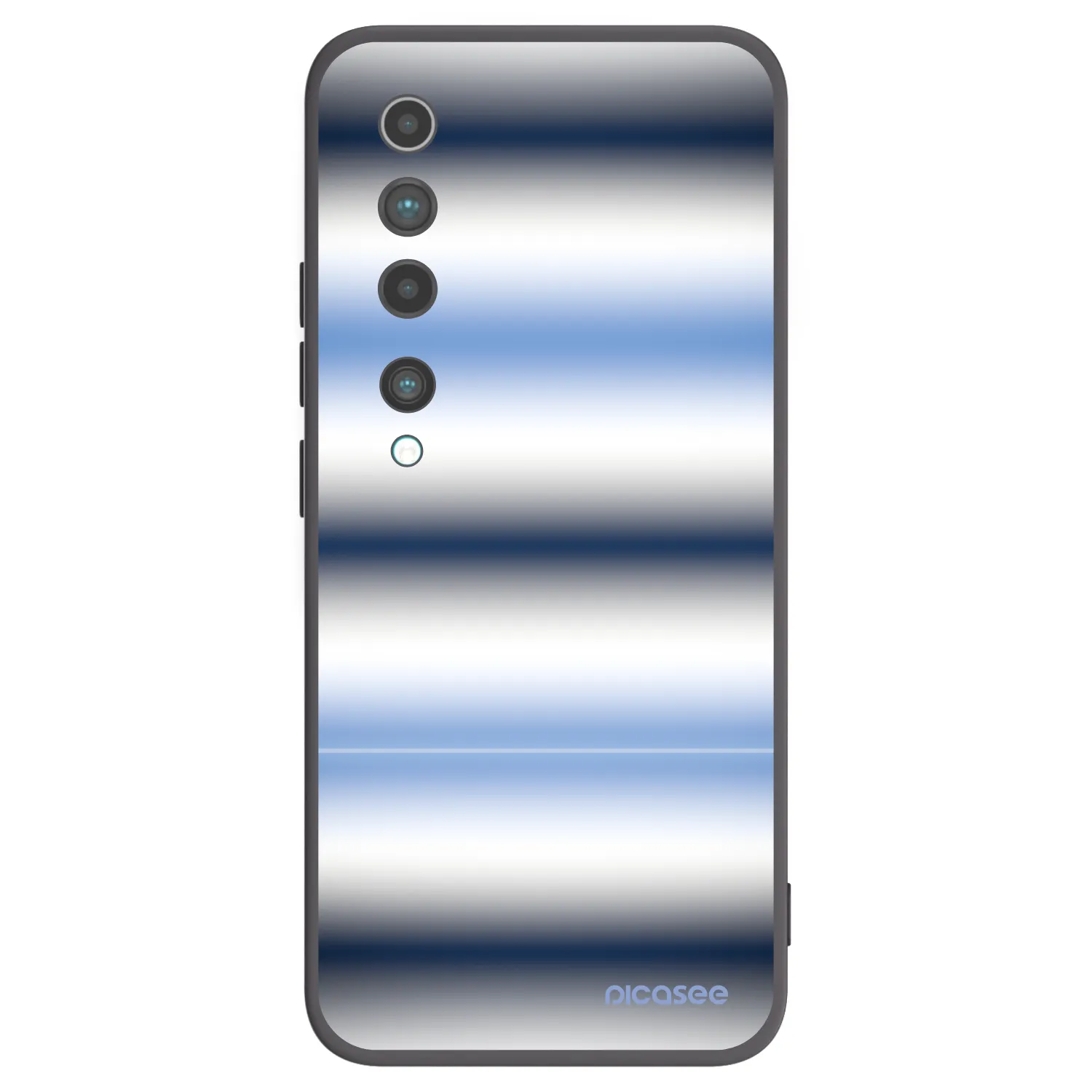 Picasee crna silikonska maskica za Xiaomi Mi 10 - Static Lines