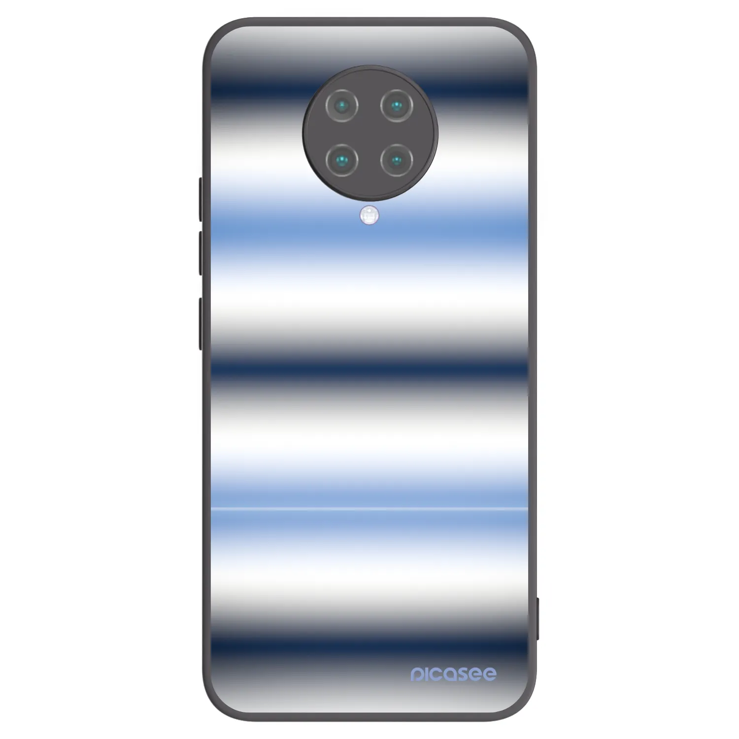 Picasee crna silikonska maskica za Xiaomi Poco F2 Pro - Static Lines