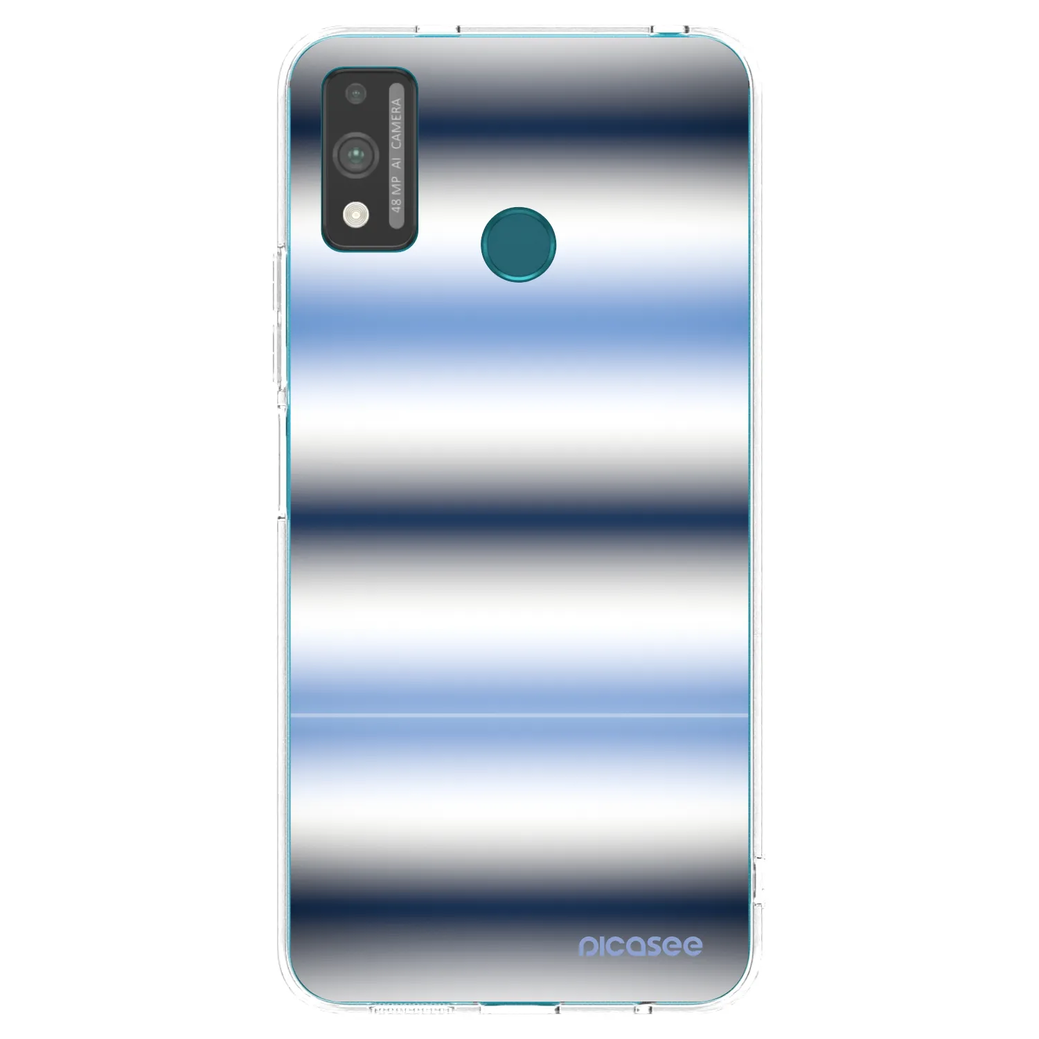 Picasee silikonska prozirna maskica za Honor 9X Lite - Static Lines
