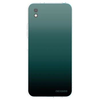 Picasee crna silikonska maskica za Xiaomi Redmi 9A - Verdant Fade