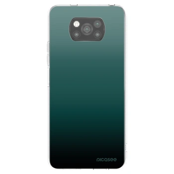Picasee crna silikonska maskica za Xiaomi Poco X3 - Verdant Fade