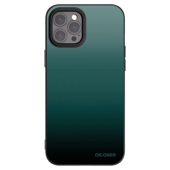 Picasee crna silikonska maskica za Apple iPhone 12 Pro Max - Verdant Fade