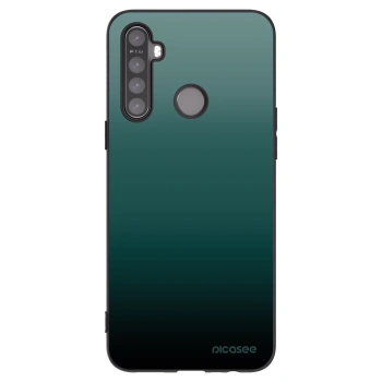 Picasee crna silikonska maskica za Realme 5 - Verdant Fade