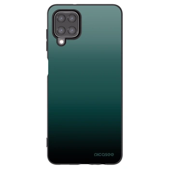 Picasee crna silikonska maskica za Samsung Galaxy A12 A125F - Verdant Fade