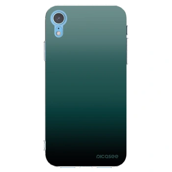 Picasee silikonska prozirna maskica za Apple iPhone XR - Verdant Fade