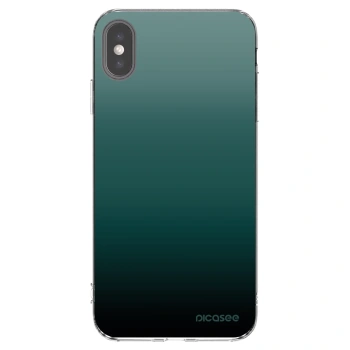 Picasee silikonska prozirna maskica za Apple iPhone XS Max - Verdant Fade