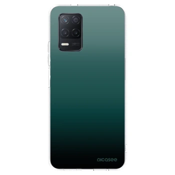 Picasee silikonska prozirna maskica za Realme 8 5G - Verdant Fade