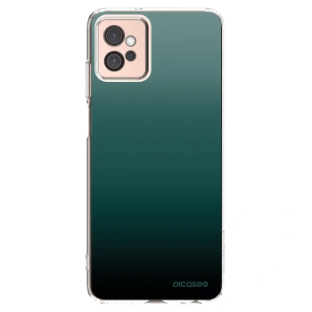 Picasee silikonska prozirna maskica za Motorola Moto G32 - Verdant Fade