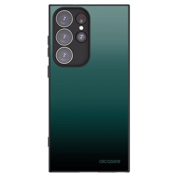 Picasee crna silikonska maskica za Samsung Galaxy S23 Ultra 5G - Verdant Fade