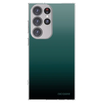 Picasee silikonska prozirna maskica za Samsung Galaxy S23 Ultra 5G - Verdant Fade