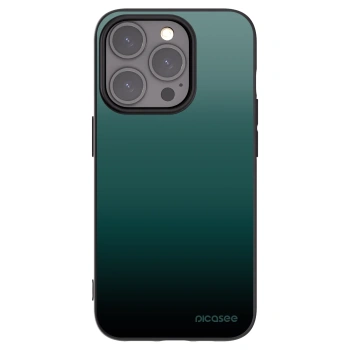 Picasee crna silikonska maskica za Apple iPhone 15 Pro - Verdant Fade