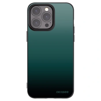 Picasee crna silikonska maskica za Apple iPhone 15 Pro Max - Verdant Fade