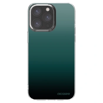 Picasee silikonska prozirna maskica za Apple iPhone 15 Pro Max - Verdant Fade