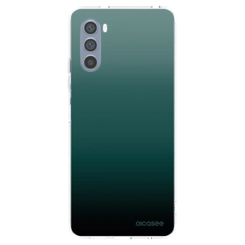 Picasee silikonska prozirna maskica za Motorola Moto G62 - Verdant Fade