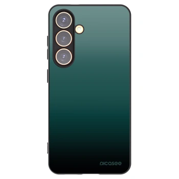 Picasee crna silikonska maskica za Samsung Galaxy S24 S921B 5G - Verdant Fade