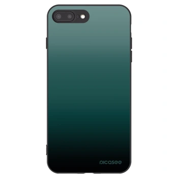 Picasee crna silikonska maskica za Apple iPhone 7 Plus - Verdant Fade