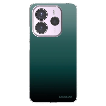 Picasee silikonska prozirna maskica za Xiaomi Redmi Note 14 5G - Verdant Fade