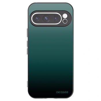 Picasee crna silikonska maskica za Google Pixel 9 Pro - Verdant Fade