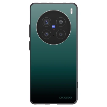 Picasee crna silikonska maskica za Vivo X200 Pro - Verdant Fade