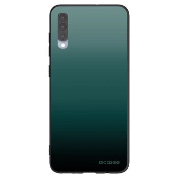 Picasee crna silikonska maskica za Samsung Galaxy A70 A705F - Verdant Fade