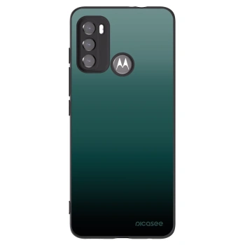 Picasee crna silikonska maskica za Motorola Edge 60 5G - Verdant Fade
